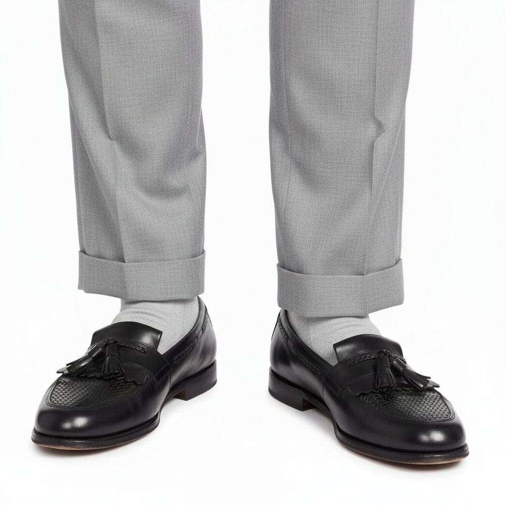 ALLEN EDMONDS Size 10 C Cody Brown Leather Tassel Loafer Dress Shoe